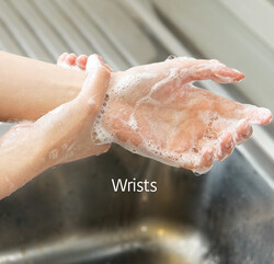 Handwashing Tips: 3. Wrists