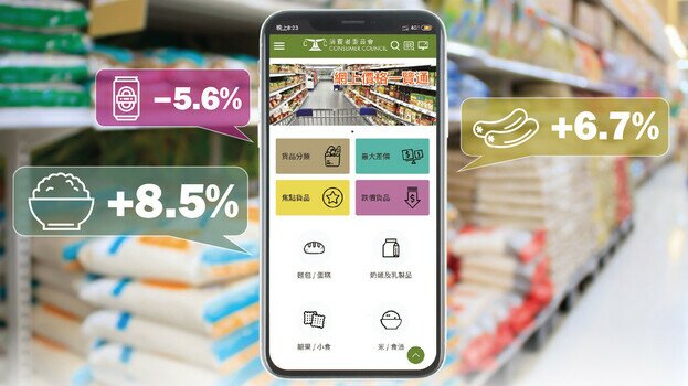 超市貨品價格平均升0.6%    分析食米、衞生紙及盒裝紙巾價格變動
