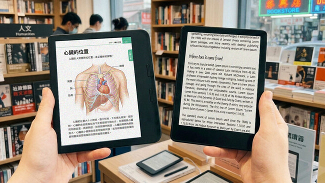 想睇得「書」服？
電子書閱讀器畫面質素、使用方便度全面測
