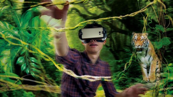 头戴式VR游戏装置   儿童不宜？