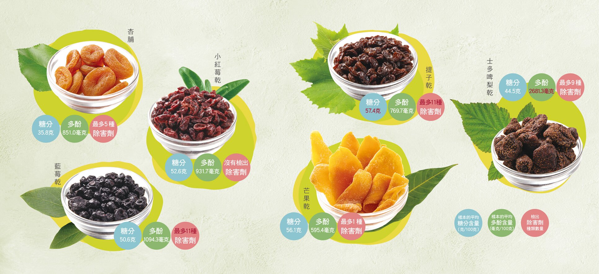 6類水果乾大測試