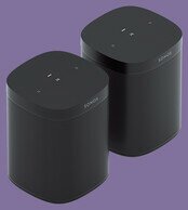 圖為「Sonos」One SL環繞聲揚聲器