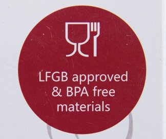 LFGB approved & BPA free materials