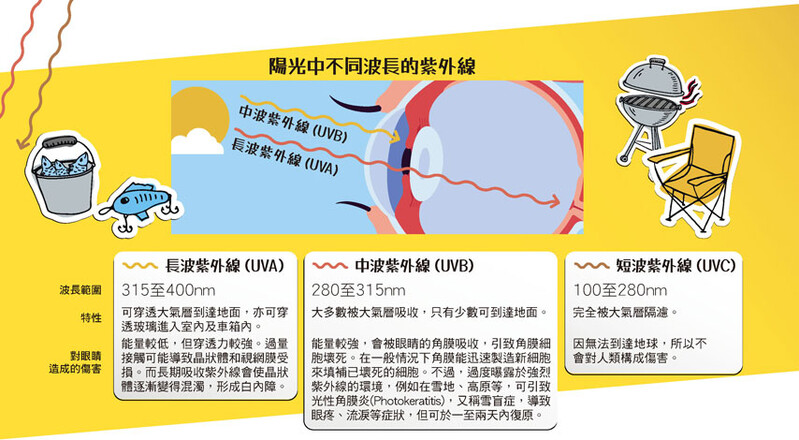 長期接觸紫外線   有機會引致白內障
