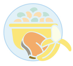 吞拿鱼、鸡胸肉、鹰嘴豆和香蕉等是维他命B6含量较高的食物例子。