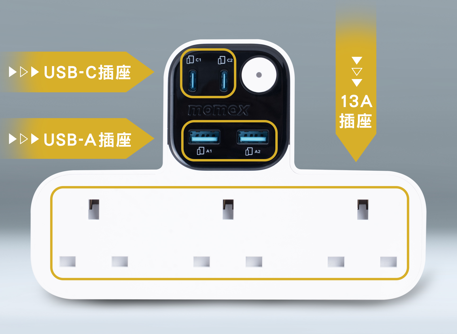 样本T4设3个13A及4个USB插座，为插座总数最多的样本。