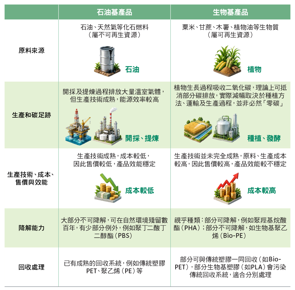 生物基产品的好处与局限