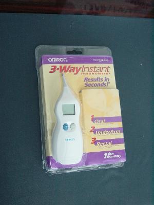 battery-operated digital thermometers produced by Omron Healthcare