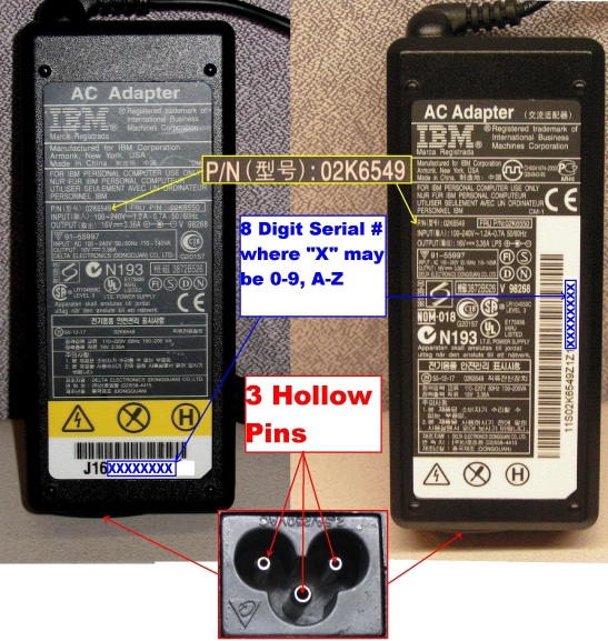  RECALL NOTICE - IBM AC Adapter  