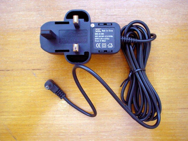 AC adaptor of "Instant-Dict" Xplore V98 personal digital assistant (PDA).