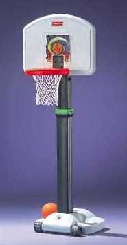 注意:回收Fisher-Price Grow-to-Pro玩具籃球架