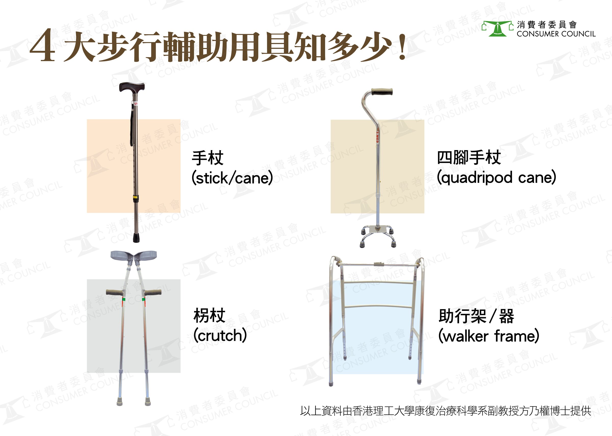 walking stick types