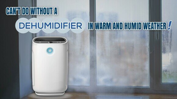 Can’t do without it in warm and humid weather.  A dehumidifier, please! 