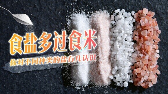 【食盐冷知识】食盐多过食米？你对不同盐的种类有几认识？