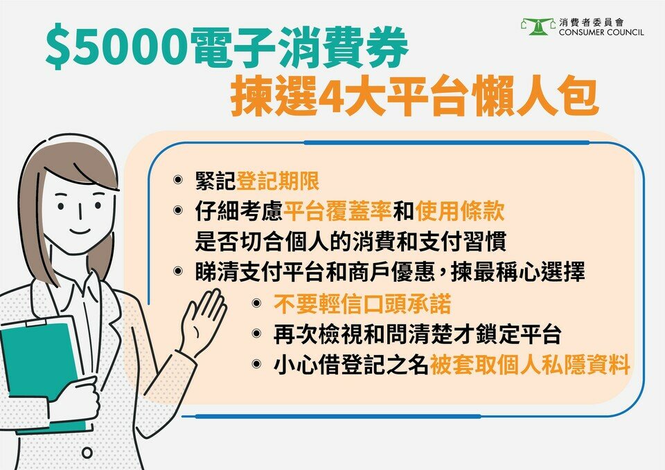 【有关政府推出的消费券计划】