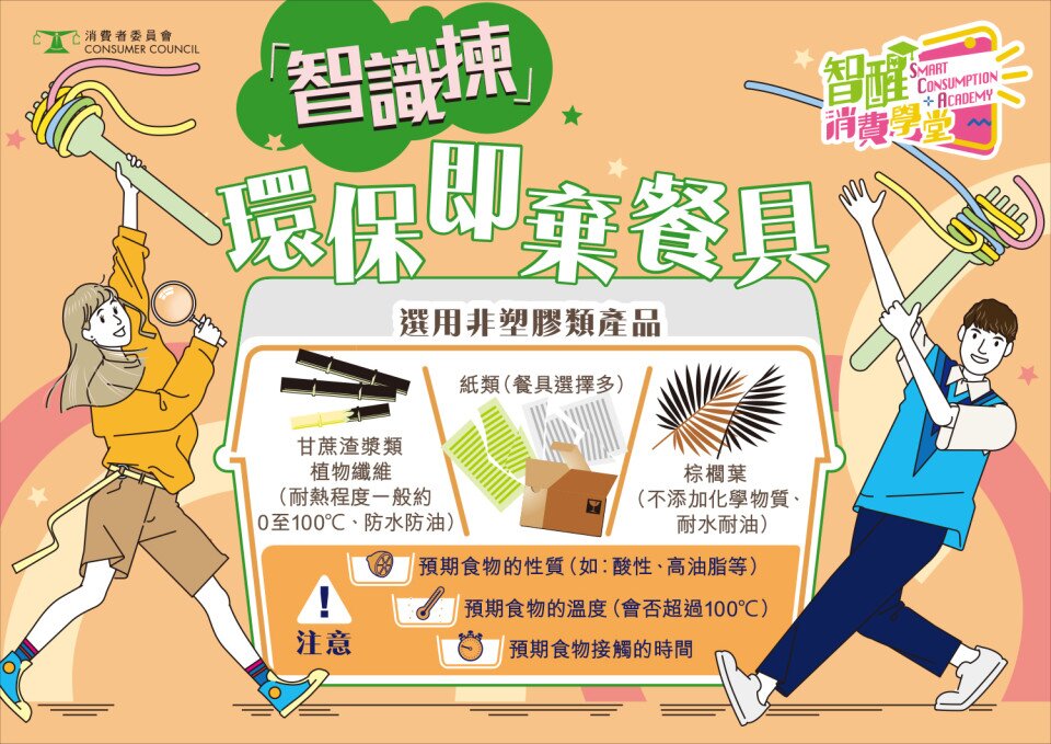 「智識揀」 環保即棄餐具