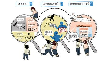 機票格價網站資訊準確性和透明度存疑  「最便宜」的票價仍差距1倍